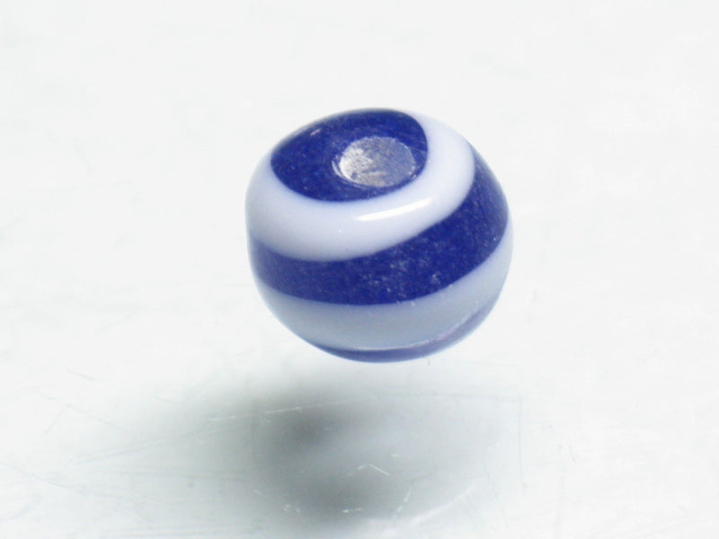 TOKO-BEADS AG070-56S Glass bead 8.5mm AG070-56S ストライプ柄とんぼ玉 8.5mm Asian bead & African bead  Handmade,Lampeork,bead,asia,india,ethnic,parts,accessory,beads とんぼ玉,ビーズ,トンボ玉,アジア,インド,エスニック,手作り,パーツ,アクセサリー