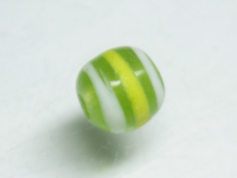 TOKO-BEADS AG070-61S Glass bead 8~9mm AG070-61S ストライプ柄とんぼ玉 8~9mm Asian bead & African bead  Handmade,Lampeork,bead,asia,india,ethnic,parts,accessory,beads とんぼ玉,ビーズ,トンボ玉,アジア,インド,エスニック,手作り,パーツ,アクセサリー