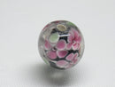 TOKO-BEADS AG071-06 Glass bead 12mm AG071-06 花柄とんぼ玉 12mm Asian bead & African bead  Handmade,Lampeork,bead,asia,india,ethnic,parts,accessory,beads とんぼ玉,ビーズ,トンボ玉,アジア,インド,エスニック,手作り,パーツ,アクセサリー