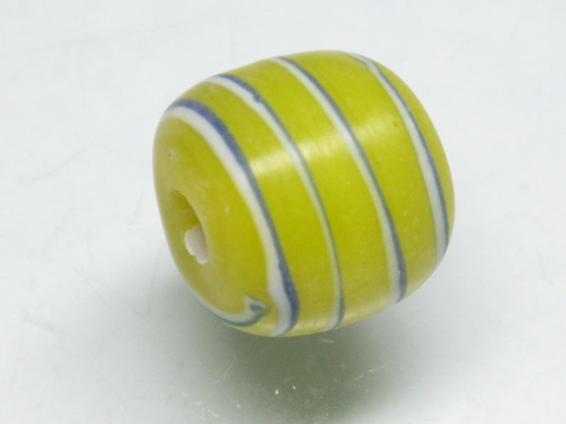 TOKO-BEADS AG072-02S Glass bead 12mm AG072-02S ストライプ柄とんぼ玉 12mm Asian bead & African bead  Handmade,Lampeork,bead,asia,india,ethnic,parts,accessory,beads とんぼ玉,ビーズ,トンボ玉,アジア,インド,エスニック,手作り,パーツ,アクセサリー