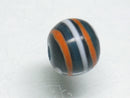 TOKO-BEADS AG072-04S Glass bead 10mm AG072-04S ストライプ柄とんぼ玉 10mm Asian bead & African bead  Handmade,Lampeork,bead,asia,india,ethnic,parts,accessory,beads とんぼ玉,ビーズ,トンボ玉,アジア,インド,エスニック,手作り,パーツ,アクセサリー