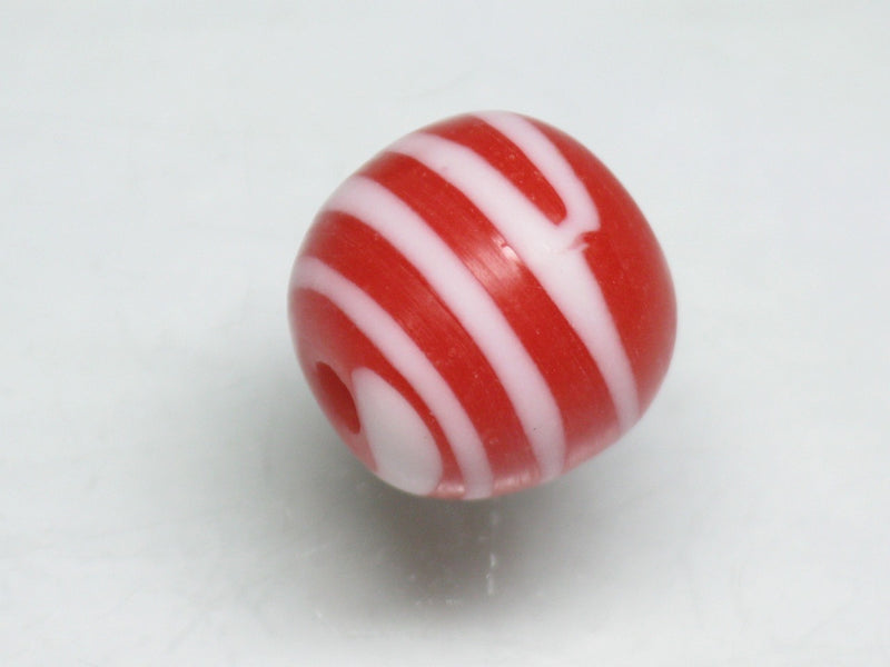 TOKO-BEADS AG072-07S Glass bead 12~13mm AG072-07S ストライプ柄とんぼ玉 12~13mm Asian bead & African bead  Handmade,Lampeork,bead,asia,india,ethnic,parts,accessory,beads とんぼ玉,ビーズ,トンボ玉,アジア,インド,エスニック,手作り,パーツ,アクセサリー