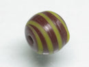 TOKO-BEADS AG072-08S Glass bead 11.5mm AG072-08S ストライプ柄とんぼ玉 11.5mm Asian bead & African bead  Handmade,Lampeork,bead,asia,india,ethnic,parts,accessory,beads とんぼ玉,ビーズ,トンボ玉,アジア,インド,エスニック,手作り,パーツ,アクセサリー