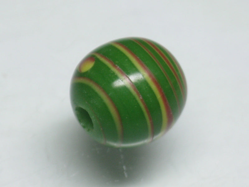 TOKO-BEADS AG072-09S Glass bead 13.5mm AG072-09S ストライプ柄とんぼ玉 13.5mm Asian bead & African bead  Handmade,Lampeork,bead,asia,india,ethnic,parts,accessory,beads とんぼ玉,ビーズ,トンボ玉,アジア,インド,エスニック,手作り,パーツ,アクセサリー