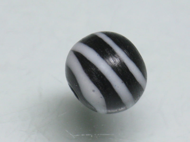 TOKO-BEADS AG072-12S Glass bead 10~11mm AG072-12S ストライプ柄とんぼ玉 10~11mm Asian bead & African bead  Handmade,Lampeork,bead,asia,india,ethnic,parts,accessory,beads とんぼ玉,ビーズ,トンボ玉,アジア,インド,エスニック,手作り,パーツ,アクセサリー