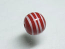 TOKO-BEADS AG072-13S Glass bead 10mm AG072-13S ストライプ柄とんぼ玉 10mm Asian bead & African bead  Handmade,Lampeork,bead,asia,india,ethnic,parts,accessory,beads とんぼ玉,ビーズ,トンボ玉,アジア,インド,エスニック,手作り,パーツ,アクセサリー