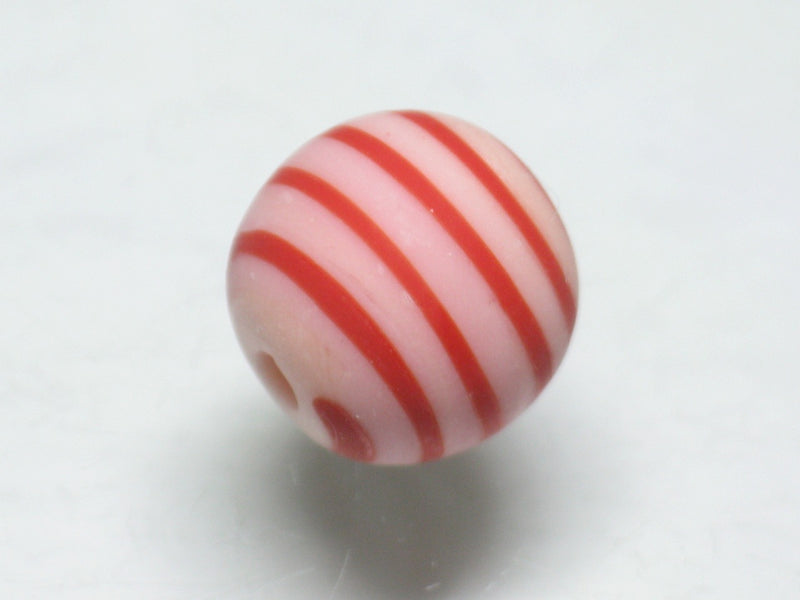 TOKO-BEADS AG072-15S Glass bead 13mm AG072-15S ストライプ柄とんぼ玉 13mm Asian bead & African bead  Handmade,Lampeork,bead,asia,india,ethnic,parts,accessory,beads とんぼ玉,ビーズ,トンボ玉,アジア,インド,エスニック,手作り,パーツ,アクセサリー