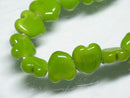 TOKO-BEADS AG074-03N Heart shaped flat glass bead (strand) 10mm AG074-03N ハート型フラットビーズ（連） 10mm Asian bead & African bead  Handmade,Lampeork,bead,asia,india,ethnic,parts,accessory,beads とんぼ玉,ビーズ,トンボ玉,アジア,インド,エスニック,手作り,パーツ,アクセサリー