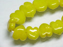 TOKO-BEADS AG074-04N Heart shaped flat glass bead (strand) 10mm AG074-04N ハート型フラットビーズ（連） 10mm Asian bead & African bead  Handmade,Lampeork,bead,asia,india,ethnic,parts,accessory,beads とんぼ玉,ビーズ,トンボ玉,アジア,インド,エスニック,手作り,パーツ,アクセサリー