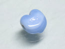 TOKO-BEADS AG074-01S Heart shaped flat glass bead 10mm AG074-01S ハート型フラットビーズ 10mm Asian bead & African bead  Handmade,Lampeork,bead,asia,india,ethnic,parts,accessory,beads とんぼ玉,ビーズ,トンボ玉,アジア,インド,エスニック,手作り,パーツ,アクセサリー