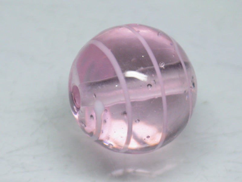 TOKO-BEADS AG075-03S Glass bead 16mm AG075-03S ストライプ柄とんぼ玉 16mm Asian bead & African bead  Handmade,Lampeork,bead,asia,india,ethnic,parts,accessory,beads とんぼ玉,ビーズ,トンボ玉,アジア,インド,エスニック,手作り,パーツ,アクセサリー