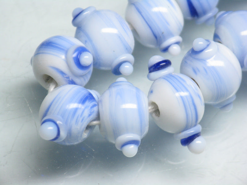 TOKO-BEADS AG082-71N Glass bead (strand) 9.5~10mm AG082-71N スタッドビーズ（連） 9.5~10mm Asian bead & African bead  Handmade,Lampeork,bead,asia,india,ethnic,parts,accessory,beads とんぼ玉,ビーズ,トンボ玉,アジア,インド,エスニック,手作り,パーツ,アクセサリー