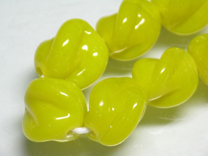 TOKO-BEADS AG087-02N Glass bead (strand) 12mm AG087-02N トゥイストビーズ（連） 12mm Asian bead & African bead  Handmade,Lampeork,bead,asia,india,ethnic,parts,accessory,beads とんぼ玉,ビーズ,トンボ玉,アジア,インド,エスニック,手作り,パーツ,アクセサリー