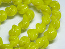 TOKO-BEADS AG087-02N Glass bead (strand) 12mm AG087-02N トゥイストビーズ（連） 12mm Asian bead & African bead  Handmade,Lampeork,bead,asia,india,ethnic,parts,accessory,beads とんぼ玉,ビーズ,トンボ玉,アジア,インド,エスニック,手作り,パーツ,アクセサリー