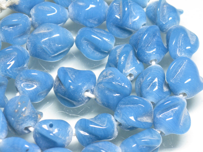 TOKO-BEADS AG087-14N Glass bead (strand) 11~13mm AG087-14N トゥイストビーズ（連） 11~13mm Asian bead & African bead  Handmade,Lampeork,bead,asia,india,ethnic,parts,accessory,beads とんぼ玉,ビーズ,トンボ玉,アジア,インド,エスニック,手作り,パーツ,アクセサリー