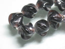 TOKO-BEADS AG087-17N Glass bead (strand) 10~11mm AG087-17N トゥイストビーズ（連） 10~11mm Asian bead & African bead  Handmade,Lampeork,bead,asia,india,ethnic,parts,accessory,beads とんぼ玉,ビーズ,トンボ玉,アジア,インド,エスニック,手作り,パーツ,アクセサリー