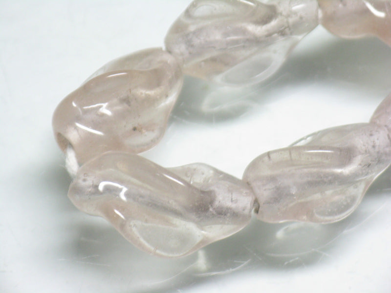 TOKO-BEADS AG087-19N Glass bead (strand) 11~13mm AG087-19N トゥイストビーズ（連） 11~13mm Asian bead & African bead  Handmade,Lampeork,bead,asia,india,ethnic,parts,accessory,beads とんぼ玉,ビーズ,トンボ玉,アジア,インド,エスニック,手作り,パーツ,アクセサリー