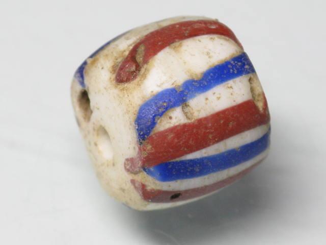 TOKO-BEADS AG243-20 African Glass bead 14mm AG243-20 アフリカ玉 14mm Asian bead & African bead  Handmade,Lampeork,bead,asia,india,ethnic,parts,accessory,beads とんぼ玉,ビーズ,トンボ玉,アジア,インド,エスニック,手作り,パーツ,アクセサリー