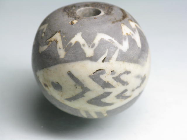 TOKO-BEADS AG497-11 Glass bead 30mm AG497-11 大玉ガラスビーズ 30mm Asian bead & African bead  Handmade,Lampeork,bead,asia,india,ethnic,parts,accessory,beads とんぼ玉,ビーズ,トンボ玉,アジア,インド,エスニック,手作り,パーツ,アクセサリー