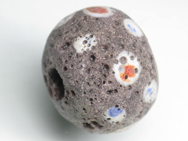 TOKO-BEADS AG498-17 Glass bead 22mm AG498-17 中玉ガラスビーズ 22mm Asian bead & African bead  Handmade,Lampeork,bead,asia,india,ethnic,parts,accessory,beads とんぼ玉,ビーズ,トンボ玉,アジア,インド,エスニック,手作り,パーツ,アクセサリー