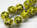 TOKO-BEADS AG501-01N Glass bead (Strand) 12.5~13mm AG501-01N とんぼ玉（連） 12.5~13mm Asian bead & African bead  Handmade,Lampeork,bead,asia,india,ethnic,parts,accessory,beads とんぼ玉,ビーズ,トンボ玉,アジア,インド,エスニック,手作り,パーツ,アクセサリー
