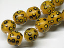 TOKO-BEADS AG501-02N Glass bead (Strand) 12.5~13mm AG501-02N とんぼ玉（連） 12.5~13mm Asian bead & African bead  Handmade,Lampeork,bead,asia,india,ethnic,parts,accessory,beads とんぼ玉,ビーズ,トンボ玉,アジア,インド,エスニック,手作り,パーツ,アクセサリー