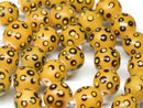 TOKO-BEADS AG501-02N Glass bead (Strand) 12.5~13mm AG501-02N とんぼ玉（連） 12.5~13mm Asian bead & African bead  Handmade,Lampeork,bead,asia,india,ethnic,parts,accessory,beads とんぼ玉,ビーズ,トンボ玉,アジア,インド,エスニック,手作り,パーツ,アクセサリー