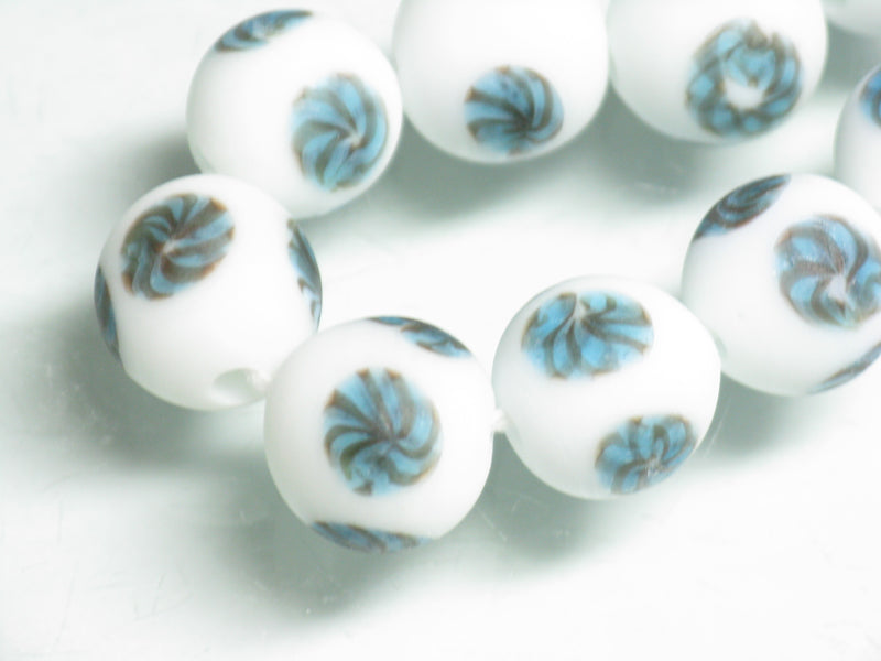 TOKO-BEADS AG501-09N Glass bead (Strand) 11~12mm AG501-09N とんぼ玉（連） 11~12mm Asian bead & African bead  Handmade,Lampeork,bead,asia,india,ethnic,parts,accessory,beads とんぼ玉,ビーズ,トンボ玉,アジア,インド,エスニック,手作り,パーツ,アクセサリー