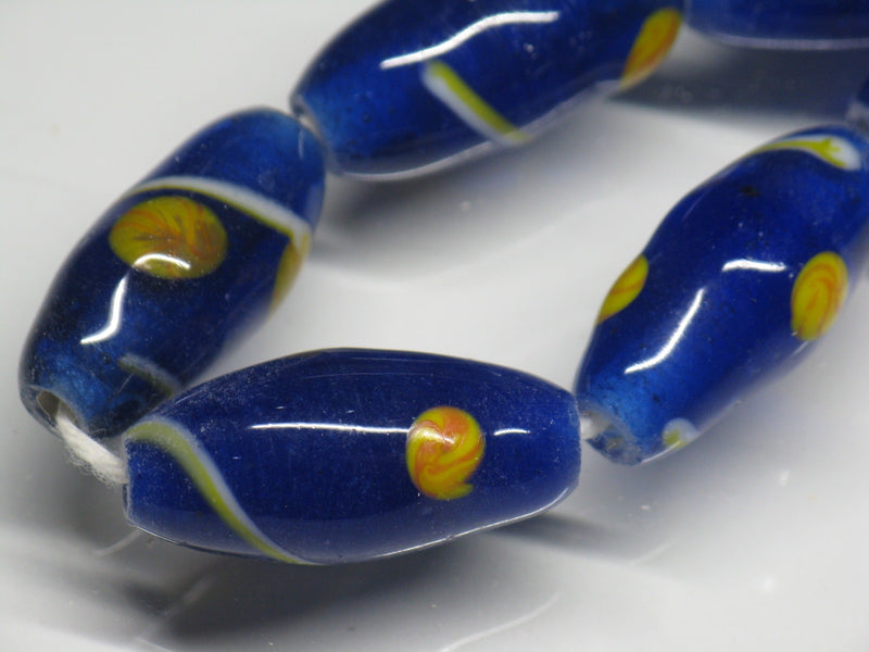 TOKO-BEADS AG541N Glass bead (Strand) 11~12mm AG541N とんぼ玉（連） 11~12mm Asian bead & African bead  Handmade,Lampeork,bead,asia,india,ethnic,parts,accessory,beads とんぼ玉,ビーズ,トンボ玉,アジア,インド,エスニック,手作り,パーツ,アクセサリー