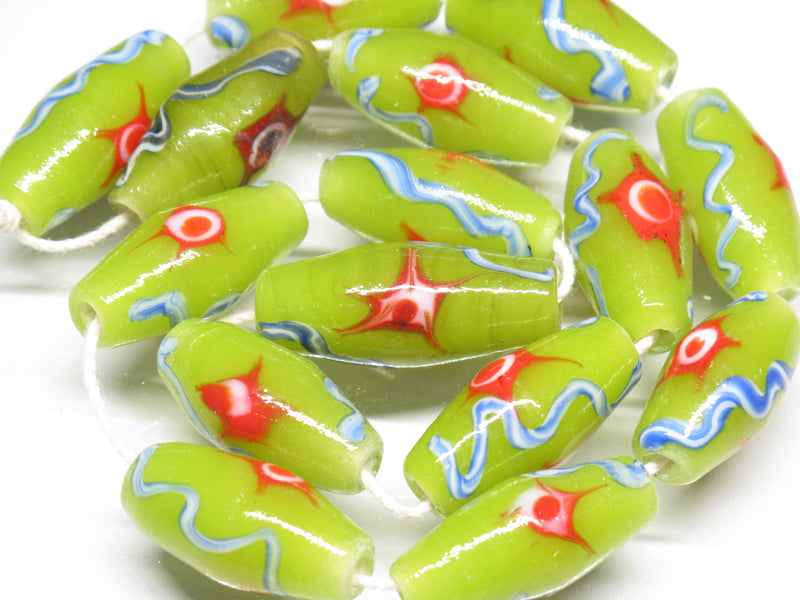 TOKO-BEADS AG547N Glass bead (Strand) 11~12mm AG547N とんぼ玉（連） 11~12mm Asian bead & African bead  Handmade,Lampeork,bead,asia,india,ethnic,parts,accessory,beads とんぼ玉,ビーズ,トンボ玉,アジア,インド,エスニック,手作り,パーツ,アクセサリー