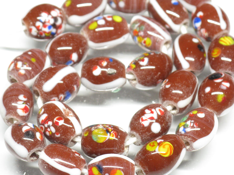TOKO-BEADS AG548N Glass bead (Strand) 9mm AG548N とんぼ玉（連） 9mm Asian bead & African bead  Handmade,Lampeork,bead,asia,india,ethnic,parts,accessory,beads とんぼ玉,ビーズ,トンボ玉,アジア,インド,エスニック,手作り,パーツ,アクセサリー