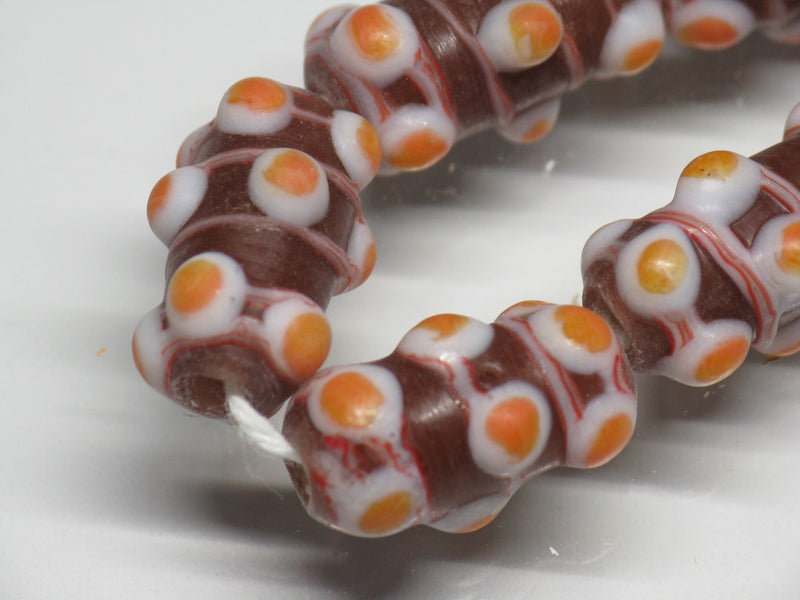 TOKO-BEADS AG550N Glass bead (Strand) 9mm AG550N スタッドビーズ（連） 9mm Asian bead & African bead  Handmade,Lampeork,bead,asia,india,ethnic,parts,accessory,beads とんぼ玉,ビーズ,トンボ玉,アジア,インド,エスニック,手作り,パーツ,アクセサリー