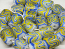 TOKO-BEADS AG556-02N Glass bead (Strand) 14~15mm AG556-02N とんぼ玉（連） 14~15mm Asian bead & African bead  Handmade,Lampeork,bead,asia,india,ethnic,parts,accessory,beads とんぼ玉,ビーズ,トンボ玉,アジア,インド,エスニック,手作り,パーツ,アクセサリー