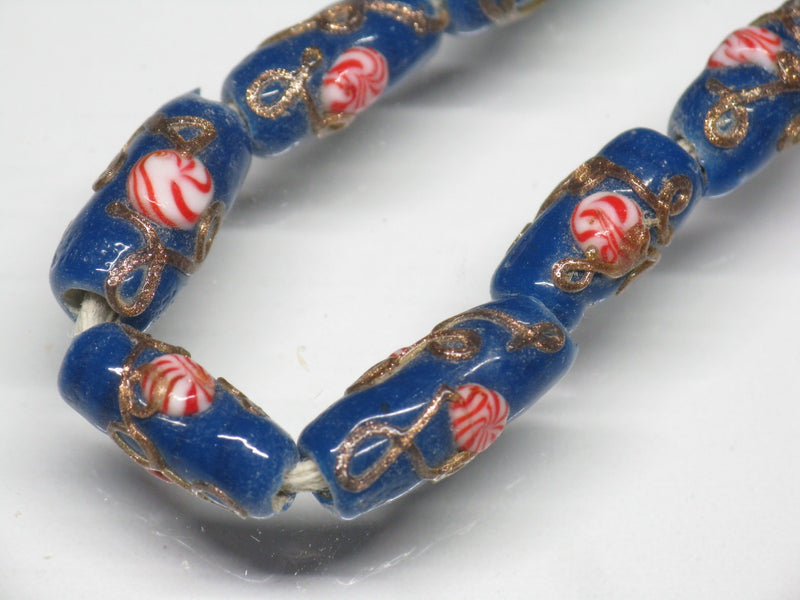 TOKO-BEADS AG563N Glass bead (Strand) 5.5mm AG563N とんぼ玉（連） 5.5mm Asian bead & African bead  Handmade,Lampeork,bead,asia,india,ethnic,parts,accessory,beads とんぼ玉,ビーズ,トンボ玉,アジア,インド,エスニック,手作り,パーツ,アクセサリー