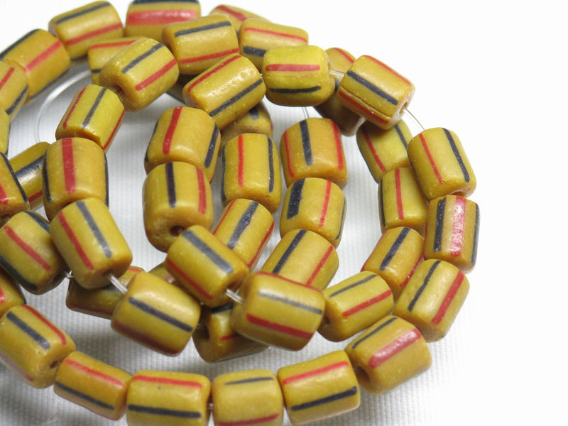 TOKO-BEADS AG570N Glass bead (Strand) 5~8mm AG570N ストライプガラスビーズ（連） 5~8mm Asian bead & African bead  Handmade,Lampeork,bead,asia,india,ethnic,parts,accessory,beads とんぼ玉,ビーズ,トンボ玉,アジア,インド,エスニック,手作り,パーツ,アクセサリー