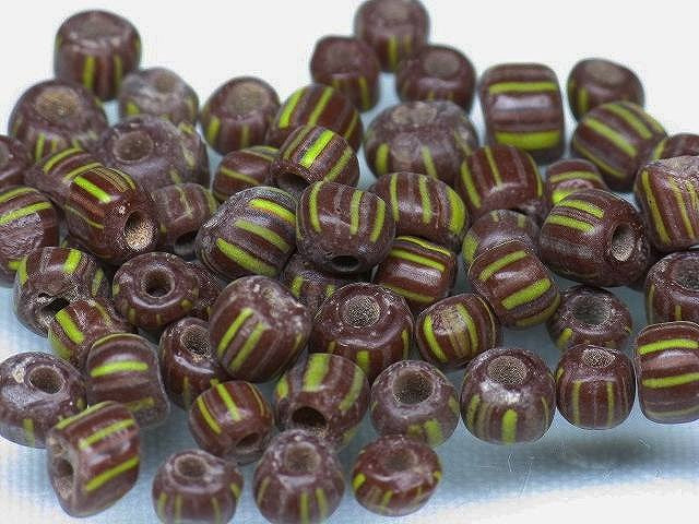 | TOKO-BEADS |AG600P マジャパヒト玉（10gセット） 4~7mmとんぼ玉,ビーズ,トンボ玉,アジア,インド,エスニック,手作り,パーツ,アクセサリー