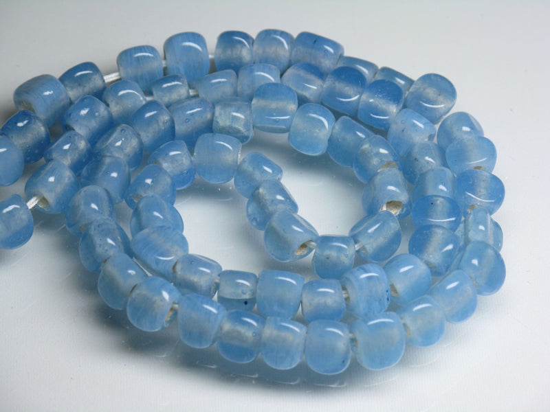 | TOKO-BEADS |AG614N-35 三角とんぼ玉（連） 6mmとんぼ玉,ビーズ,トンボ玉,アジア,インド,エスニック,手作り,パーツ,アクセサリー