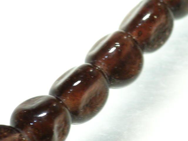 TOKO-BEADS AG614N-55 Glass bead (strand) 7.5mm AG614N-55 三角とんぼ玉（連） 7.5mm Asian bead & African bead  Handmade,Lampeork,bead,asia,india,ethnic,parts,accessory,beads とんぼ玉,ビーズ,トンボ玉,アジア,インド,エスニック,手作り,パーツ,アクセサリー