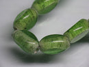 TOKO-BEADS AG614-83N Glass bead (strand) 7mm AG614-83N 三角とんぼ玉（ロング）（連） 7mm Asian bead & African bead  Handmade,Lampeork,bead,asia,india,ethnic,parts,accessory,beads とんぼ玉,ビーズ,トンボ玉,アジア,インド,エスニック,手作り,パーツ,アクセサリー