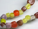 TOKO-BEADS AG614-99N Glass bead (strand 30g) 5~7mm AG614-99N 三角とんぼ玉（連30g） 5~7mm Asian bead & African bead  Handmade,Lampeork,bead,asia,india,ethnic,parts,accessory,beads とんぼ玉,ビーズ,トンボ玉,アジア,インド,エスニック,手作り,パーツ,アクセサリー