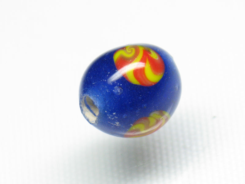 | TOKO-BEADS |AG773 とんぼ玉 9.5mmとんぼ玉,ビーズ,トンボ玉,アジア,インド,エスニック,手作り,パーツ,アクセサリー