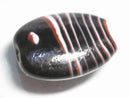 TOKO-BEADS AG800-03 Glass bead (Fish) 23mm AG800-03 オーバルビーズ（魚） 23mm Asian bead & African bead  Handmade,Lampeork,bead,asia,india,ethnic,parts,accessory,beads とんぼ玉,ビーズ,トンボ玉,アジア,インド,エスニック,手作り,パーツ,アクセサリー
