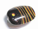 TOKO-BEADS AG800-12 Glass bead (Fish) 23mm AG800-12 オーバルビーズ（魚） 23mm Asian bead & African bead  Handmade,Lampeork,bead,asia,india,ethnic,parts,accessory,beads とんぼ玉,ビーズ,トンボ玉,アジア,インド,エスニック,手作り,パーツ,アクセサリー