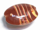 TOKO-BEADS AG800-23 Glass bead (Fish) 23mm AG800-23 オーバルビーズ（魚） 23mm Asian bead & African bead  Handmade,Lampeork,bead,asia,india,ethnic,parts,accessory,beads とんぼ玉,ビーズ,トンボ玉,アジア,インド,エスニック,手作り,パーツ,アクセサリー