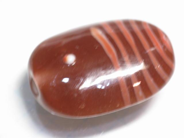 TOKO-BEADS AG800-24 Glass bead (Fish) 21mm AG800-24 オーバルビーズ（魚） 21mm Asian bead & African bead  Handmade,Lampeork,bead,asia,india,ethnic,parts,accessory,beads とんぼ玉,ビーズ,トンボ玉,アジア,インド,エスニック,手作り,パーツ,アクセサリー