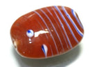 TOKO-BEADS AG800-35 Glass bead (Fish) 23mm AG800-35 オーバルビーズ（魚） 23mm Asian bead & African bead  Handmade,Lampeork,bead,asia,india,ethnic,parts,accessory,beads とんぼ玉,ビーズ,トンボ玉,アジア,インド,エスニック,手作り,パーツ,アクセサリー