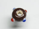 TOKO-BEADS AG845-10 Glass bead 8mm AG845-10 スタッドビーズ 8mm Asian bead & African bead  Handmade,Lampeork,bead,asia,india,ethnic,parts,accessory,beads とんぼ玉,ビーズ,トンボ玉,アジア,インド,エスニック,手作り,パーツ,アクセサリー