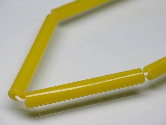 TOKO-BEADS AG852-15N Glass bamboo bead  (L) (strand) 6~7mm AG852-15N バンブービーズL（連） 6~7mm Asian bead & African bead  Handmade,Lampeork,bead,asia,india,ethnic,parts,accessory,beads とんぼ玉,ビーズ,トンボ玉,アジア,インド,エスニック,手作り,パーツ,アクセサリー