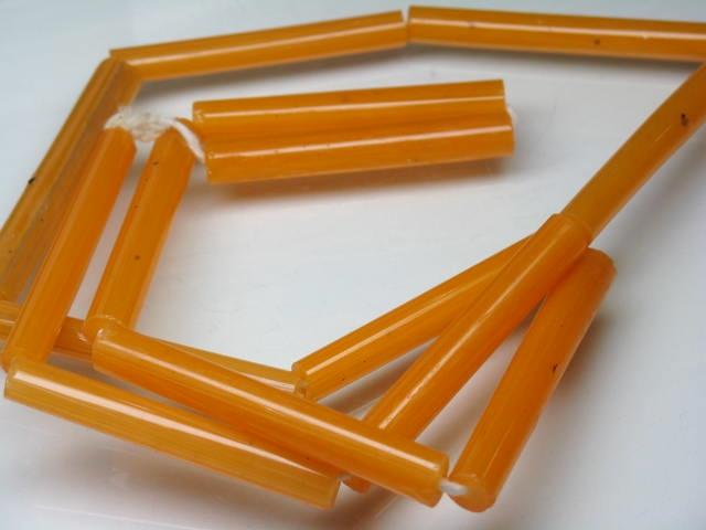 TOKO-BEADS AG852-21N Glass bamboo bead  (L) (strand) 5~6mm AG852-21N バンブービーズL（連） 5~6mm Asian bead & African bead  Handmade,Lampeork,bead,asia,india,ethnic,parts,accessory,beads とんぼ玉,ビーズ,トンボ玉,アジア,インド,エスニック,手作り,パーツ,アクセサリー