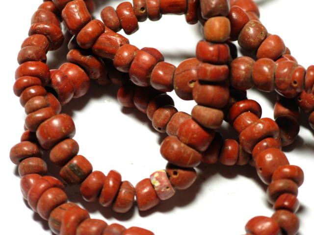 | TOKO-BEADS |AG853-01 ジャワシードビーズ 4.5~6.5mmとんぼ玉,ビーズ,トンボ玉,アジア,インド,エスニック,手作り,パーツ,アクセサリー